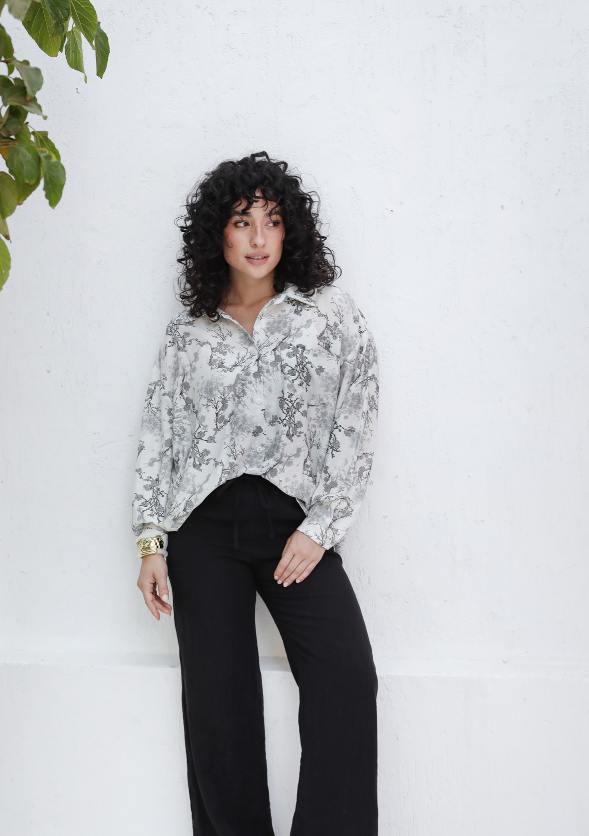 Floral Linen Shirt
