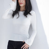 Flared Cuff Rib Top