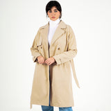 ‘Wendy’ water-repellent trench coat-Beige