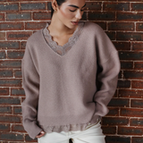The Lace Sweater-Cafe