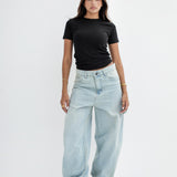 Loose Fit Light Wash Jeans