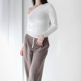 Loose Fit Pants-Brown
