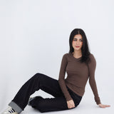 Dark Wash Wide-Leg Jeans