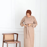 Mohair Dress- Beige