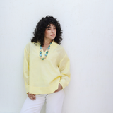 V-neck Blouse