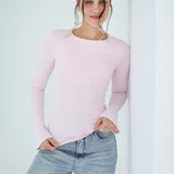 Flared Cuff Rib Top
