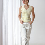 V-Neck Ribbed Tank