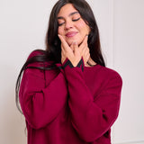 Everyday Knit set burgundy