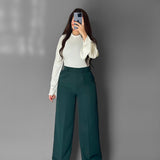Wide Leg pants- Olive