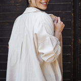 Bloom Linen shirt- Beige