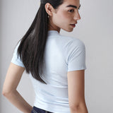 Short Sleeve V-Neck Top