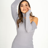 ONE SHOULDER BASIC DRESS