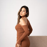 ONE SHOULDER BASIC DRESS