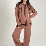 Knit set in Brown