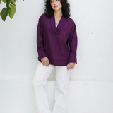 V-neck Blouse