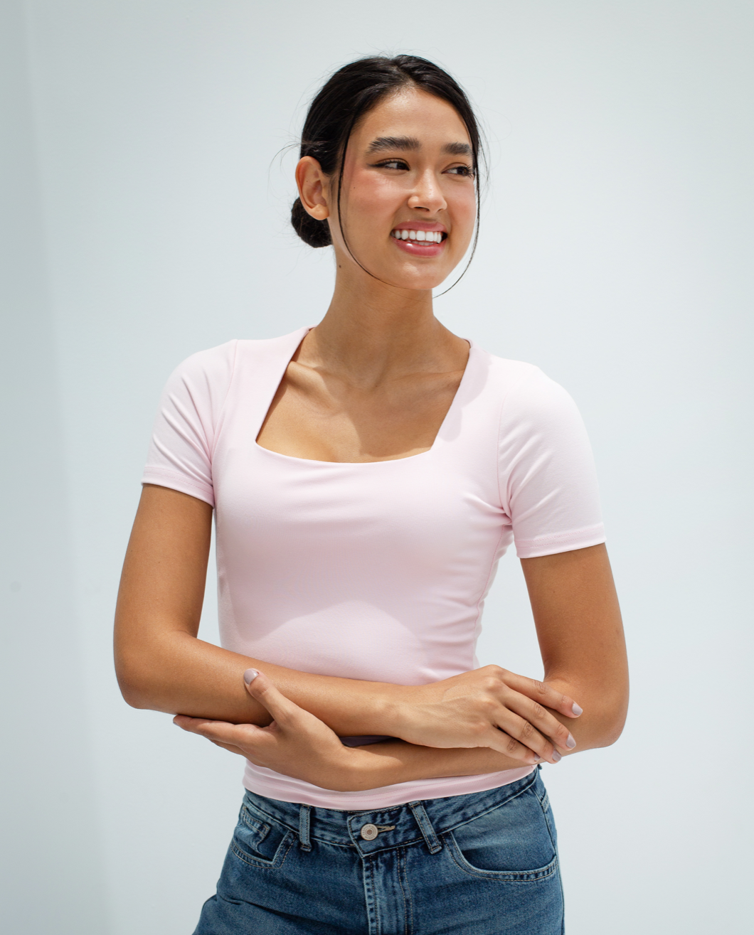 Square Neck Basic Top