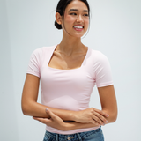Square Neck Basic Top