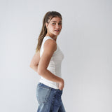 V-Neck Ribbed Tank