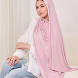 LEOPARD KUWAITI SCARF-PINK