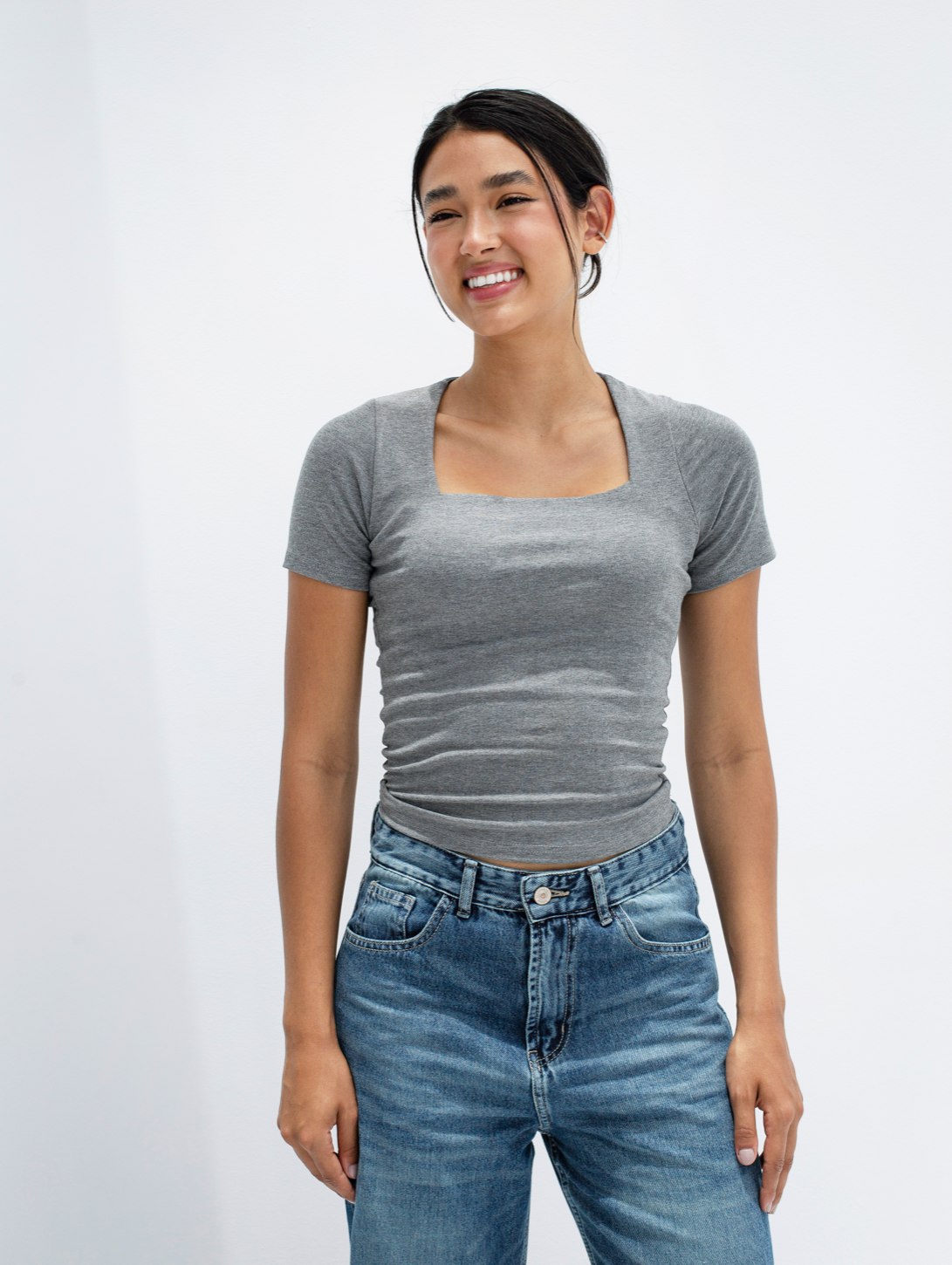 Square Neck Basic Top