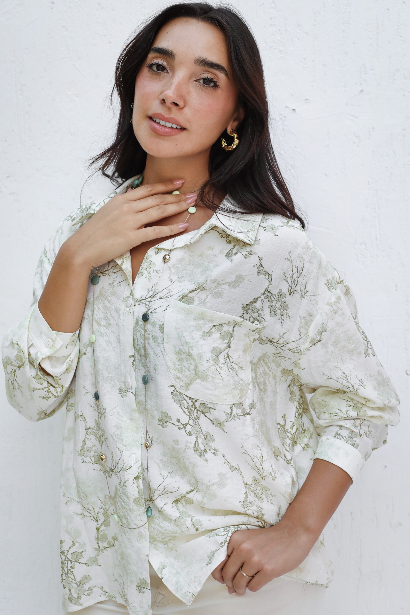 Floral Linen Shirt
