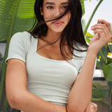 Square Neck Basic Top