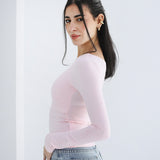 One Shoulder Long Sleeves Top