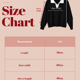 Collar Knit Sweater-Black