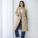 Double-Breasted Trench coat-Beige