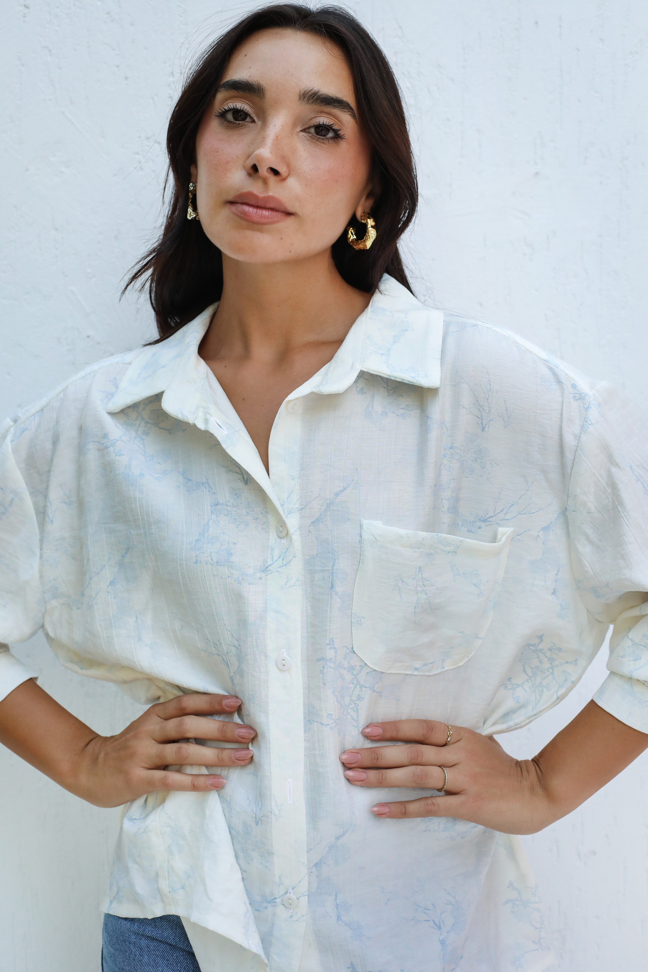 Floral Linen Shirt