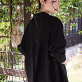 Bloom Linen shirt- Black