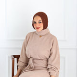 Mohair Dress- Beige