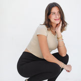 Fleece-Lined Leggings - Black