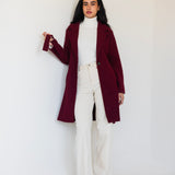 Winter Ease Coat- Burgundy