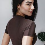 Short Sleeve V-Neck Top