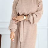 Mohair Dress- Beige