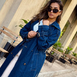 Denim Trench Coat