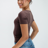 Square Neck Basic Top