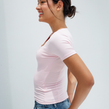 Square Neck Basic Top