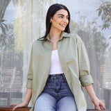 Oversized Cotton Poplin Shirt