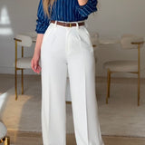Wide Leg pants- Off white