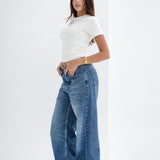 Super wide leg- Blue