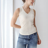 V-Neck Ribbed Tank