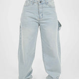 Loose Fit Light Wash Jeans