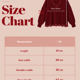 The Lace Sweater-Burgundy