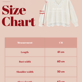 The Lace Sweater-White
