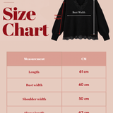 The Lace Sweater-Black