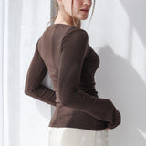 Flared Cuff Rib Top