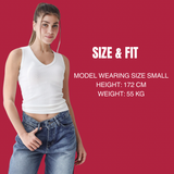 V-Neck Ribbed Tank