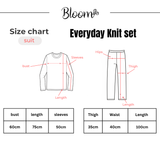 Everyday Knit set in black